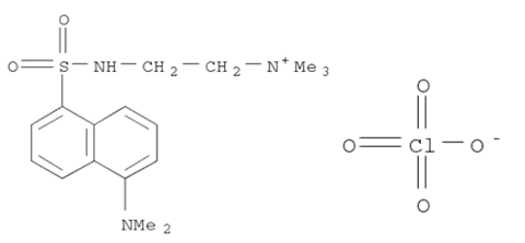 Dimethylaminonaphthalene-5-sulfonamido-ethyltrimethylammoniumperchlorate